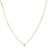 14KT Yellow Gold Diamond Necklace