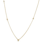 14KT Yellow Gold Diamond Necklace