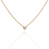 14KT Yellow Gold Diamond Necklace