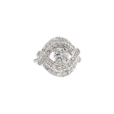 Estate Art Deco Platinum and Diamond Ring