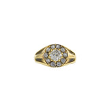 Antique 18KT Yellow Gold Diamond Ring