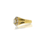 Antique 18KT Yellow Gold Diamond Ring