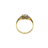 Antique 18KT Yellow Gold Diamond Ring