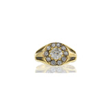 Antique 18KT Yellow Gold Diamond Ring