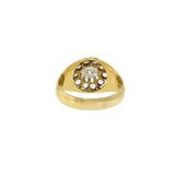 Antique 18KT Yellow Gold Diamond Ring