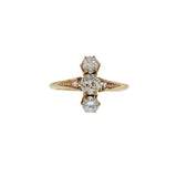 18KT Yellow Gold Victorian Era Five-Stone Diamond Ring