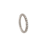 18KT White Gold Art Deco Diamond Eternity Band