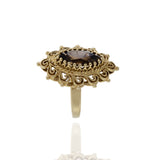 Retro Era 14KT Yellow Gold Smokey Topaz Ring