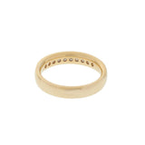 14KT Yellow Gold Princess Cut Diamond Channel Band