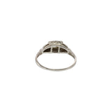 14KT White Gold Edwardian Era Diamond Ring