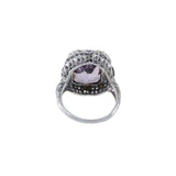 Vintage Art Deco Period 10KT Amethyst and Pearl Ring