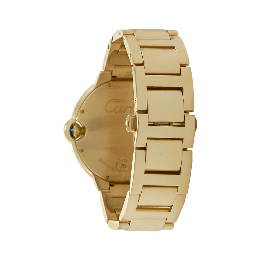 Cartier Ballon Bleu de Cartier W69005Z2 18K Yellow Gold 42mm Automatic