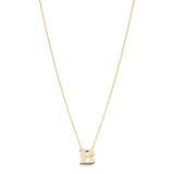 14KT Yellow Gold Initial Necklace