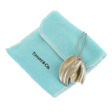 Vintage Tiffany & Co. Frank Gehry Brushed Silver Pendant Necklace
