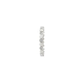 18KT White Gold Diamond Octagon Eternity Band