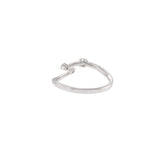 18KT White Gold Twist Diamond Ring