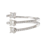 18KT White Gold Diamond Wrap Ring