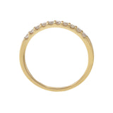 14KT Yellow Gold Prong Set Diamond Band