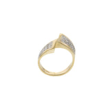 Vintage 14KT Yellow Gold Diamond Wrap Ring