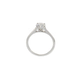 GIA 1.12CT E-VVS2 18kt White Gold Engagement Ring