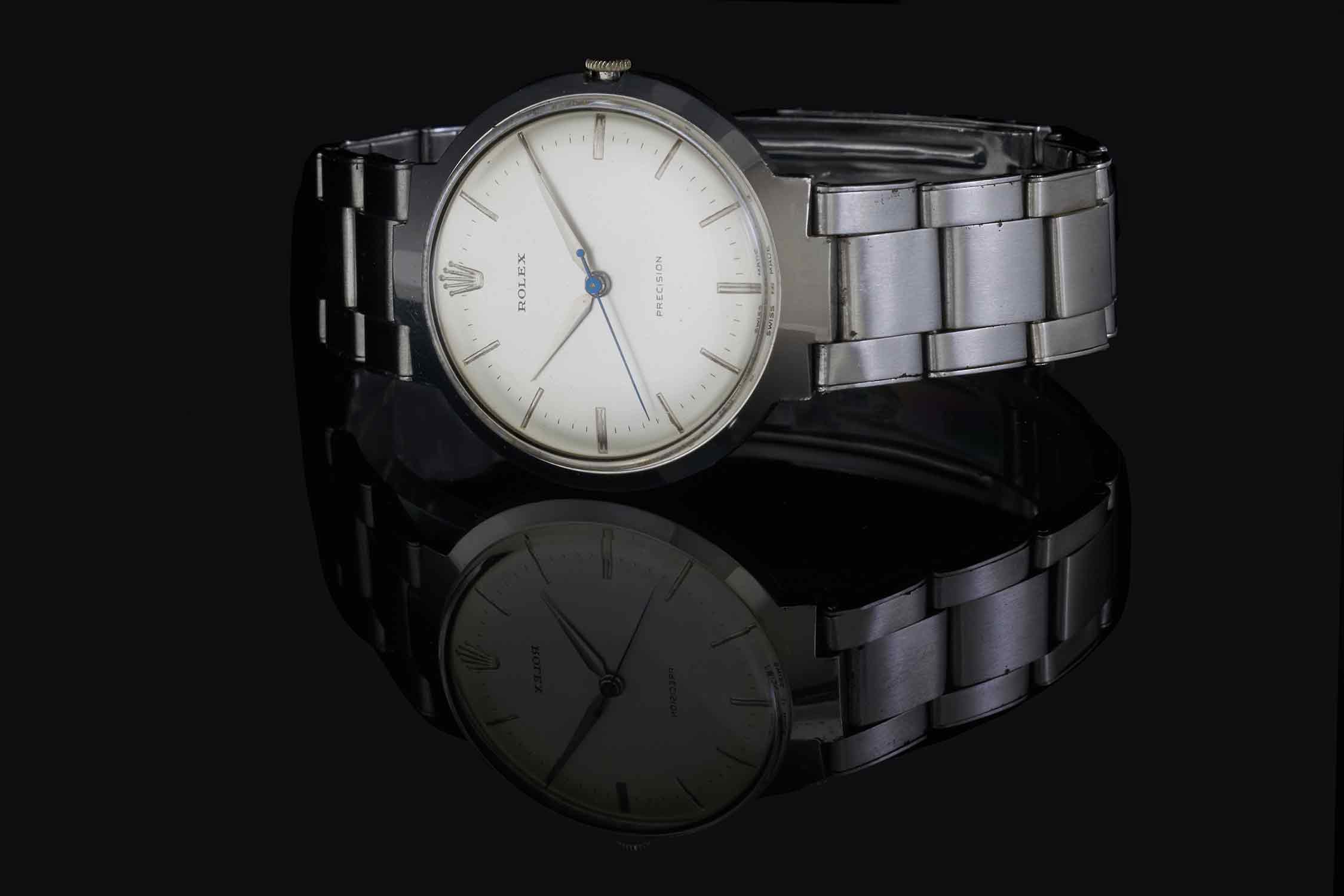 Vintage 1955 Rolex Precision UFO Ref. 9083 Stainless Steel 36MM – Manual Wind