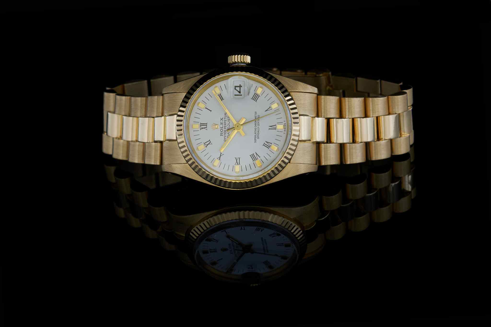 Vintage 1982 Rolex Datejust Ref. 6827 18KT Yellow Gold 31MM