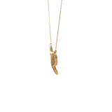 14KT Yellow Gold Butterfly Pendant Necklace