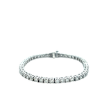 14KT White Gold Diamond Tennis Bracelet