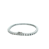 14KT White Gold Diamond Tennis Bracelet