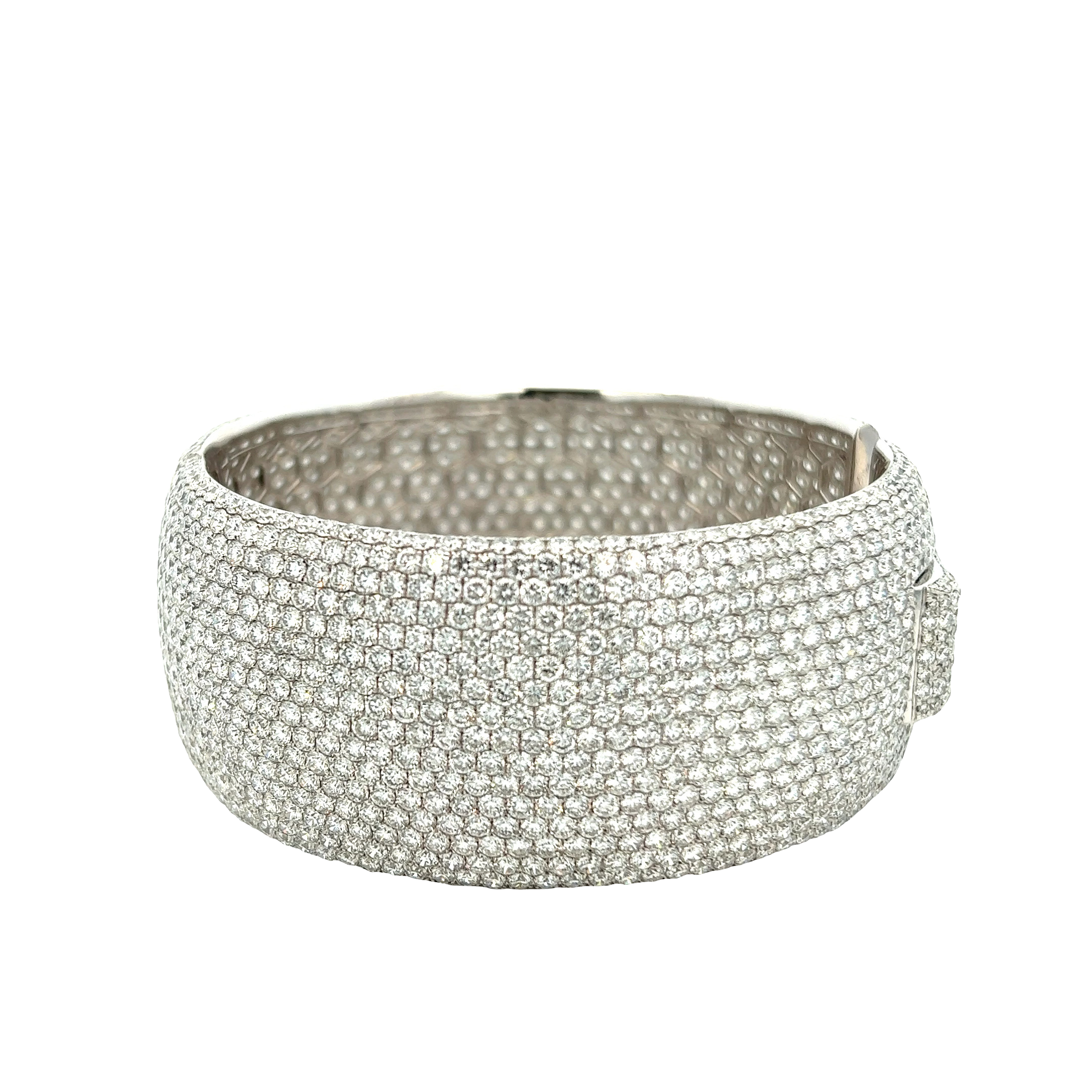 MICRO PAVE DIAMOND BANGLE BRACELET