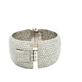 MICRO PAVE DIAMOND BANGLE BRACELET