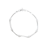 18KT White Gold Pace Diamond Multi-Shape Bracelet