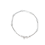 18KT White Gold Pace Diamond Multi-Shape Bracelet