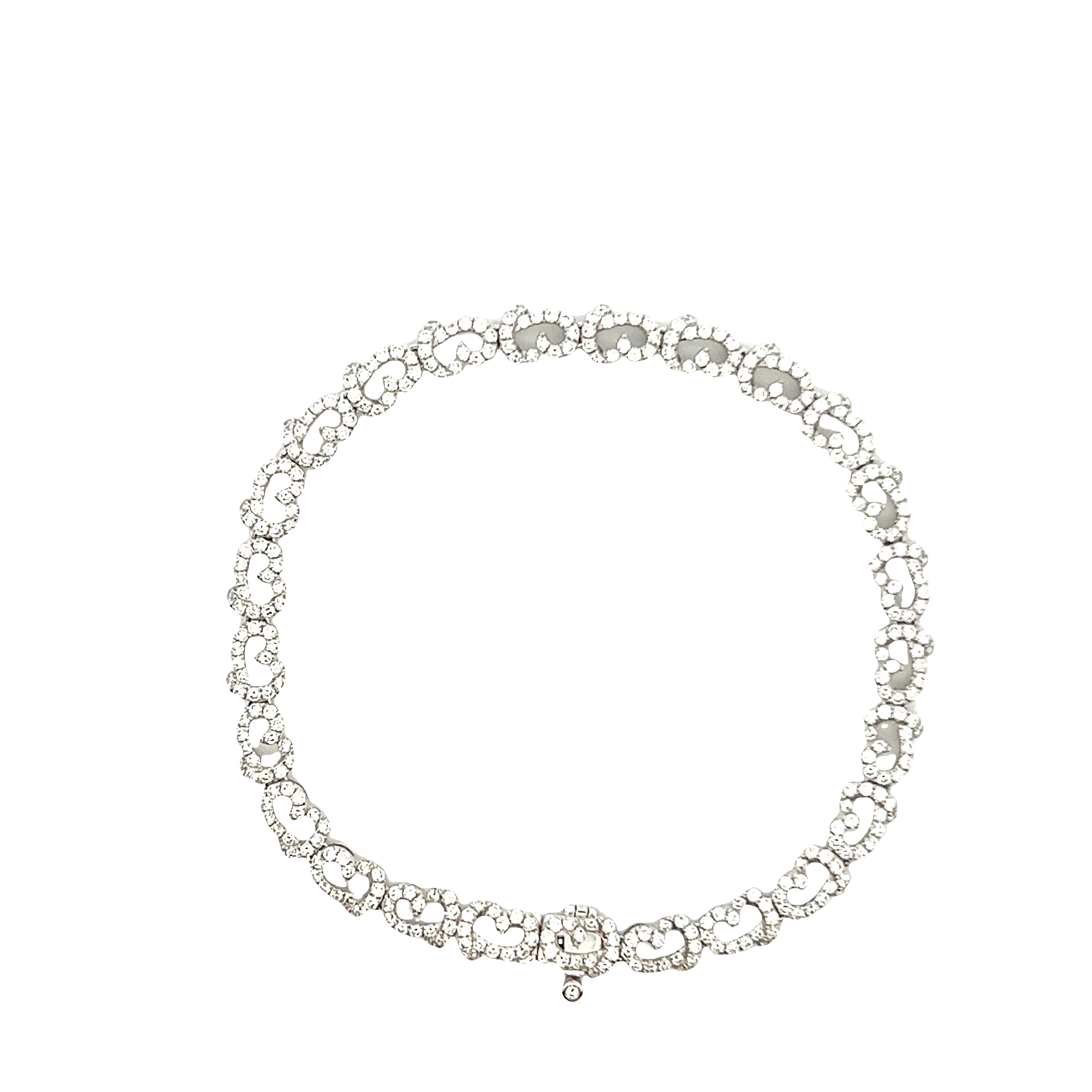 18KT White Gold Diamond Bracelet