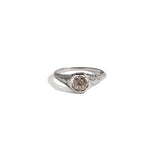 Art Deco Old European Cut Diamond Filigree Ring