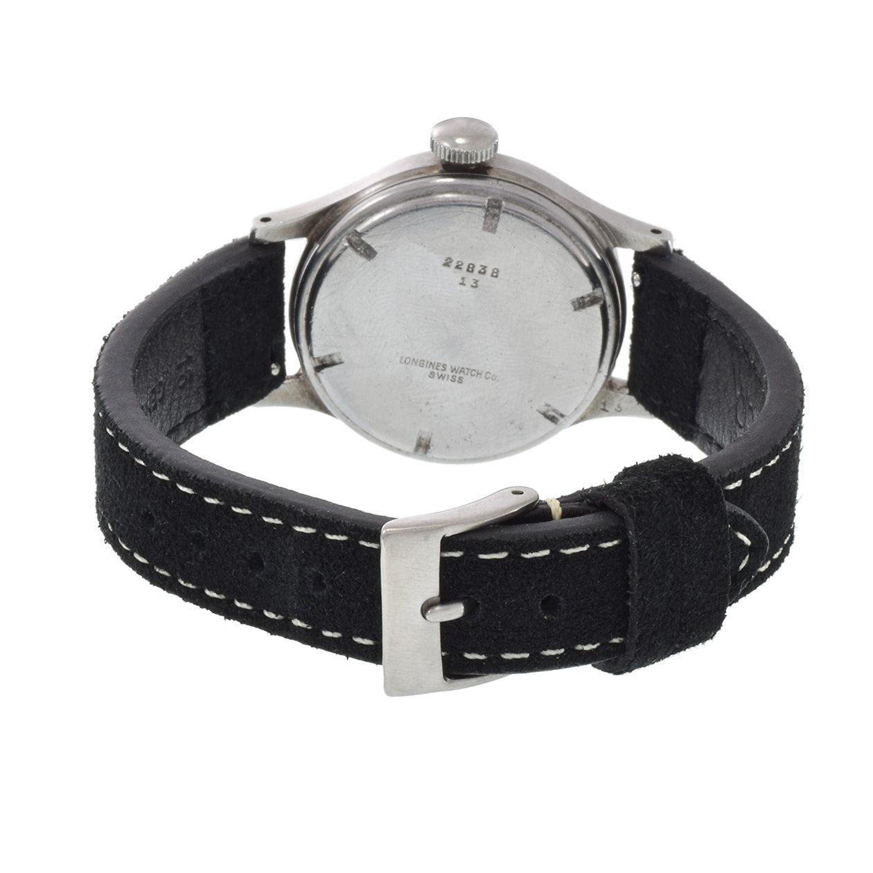 Vintage 1940's Longines Sei Tacche Military Style Watch
