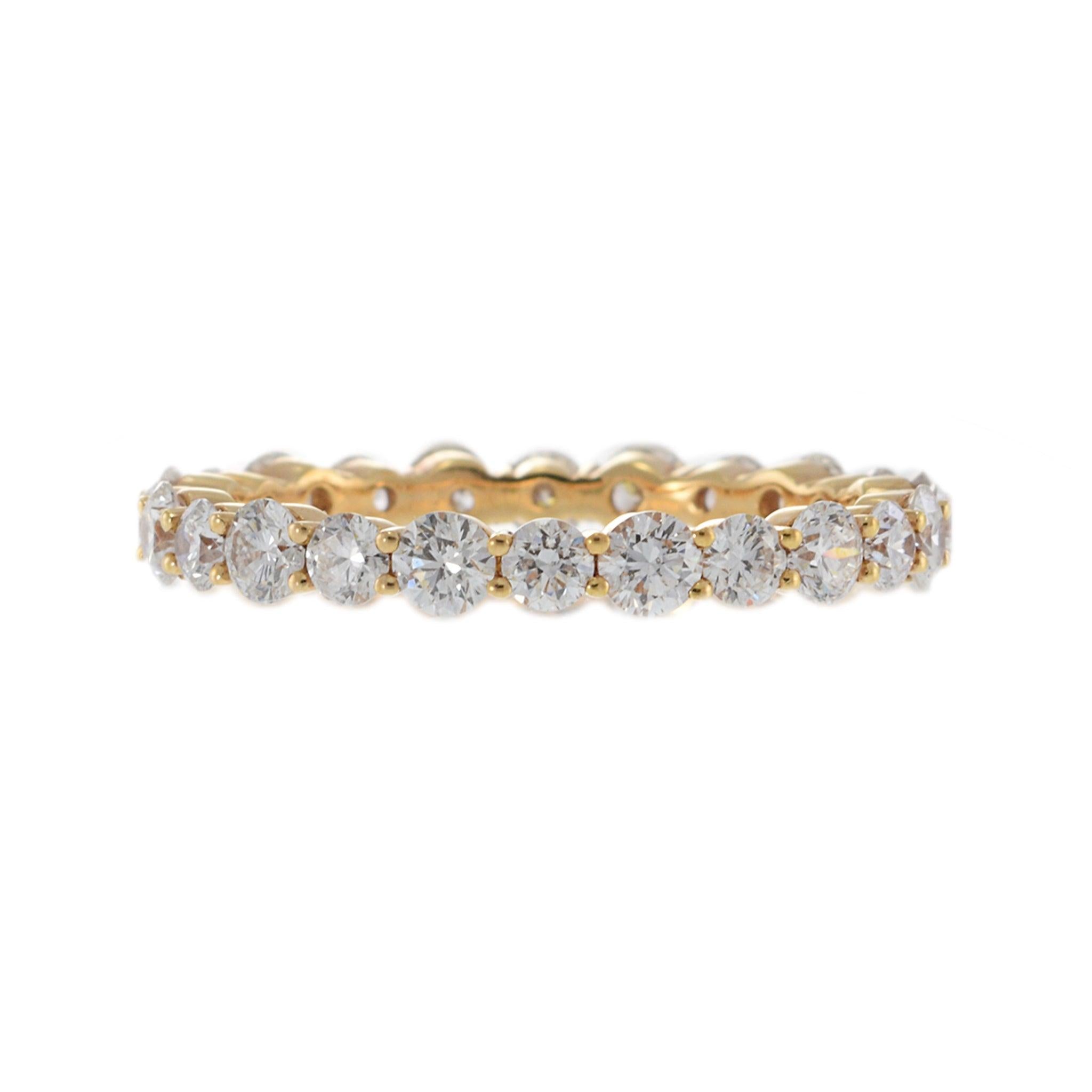 18KT Rose Gold Diamond Eternity Band