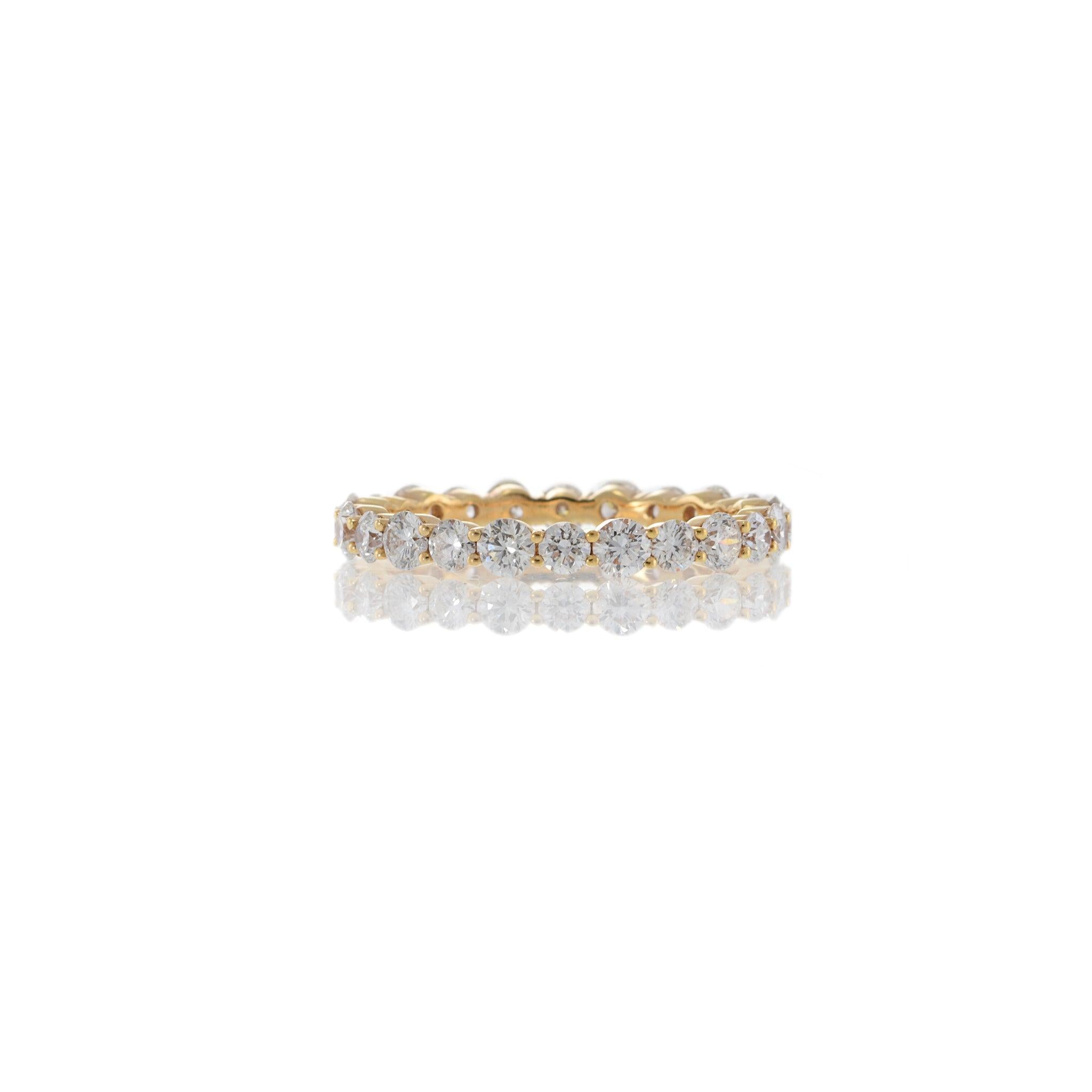 18KT Rose Gold Diamond Eternity Band