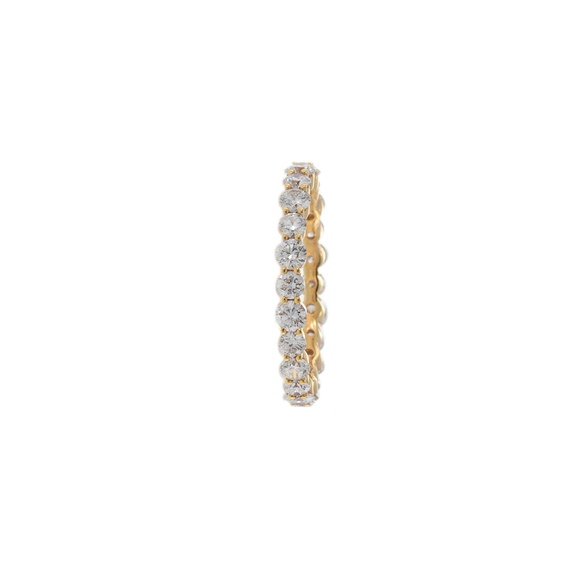 18KT Rose Gold Diamond Eternity Band