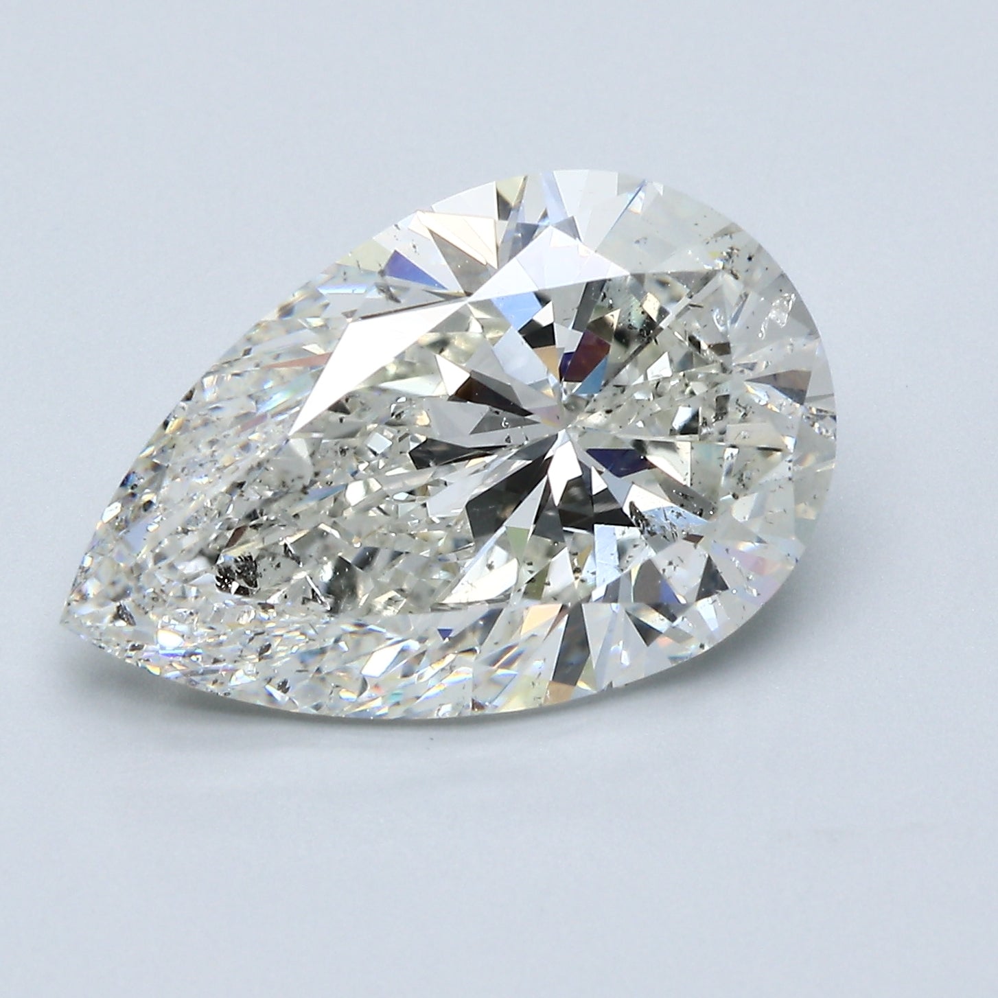 7.08 Carat Pear Natural Diamond