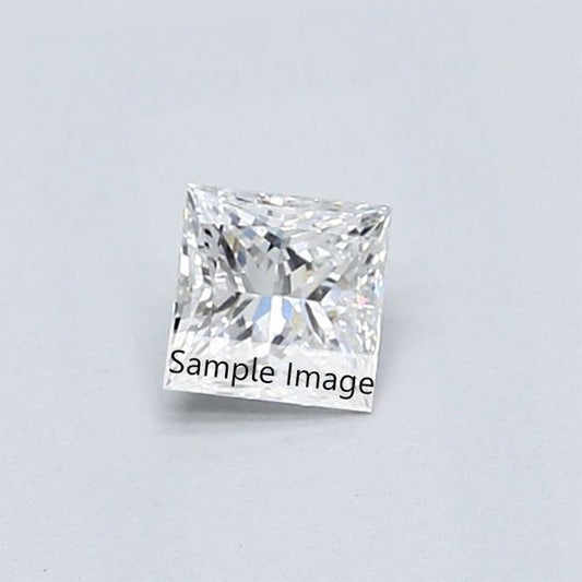 0.71 Carat Princess Lab Diamond