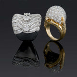 14KT Yellow Gold Vintage Diamond Dome Ring