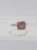 14KT Rose Gold Opal & Diamond Ring