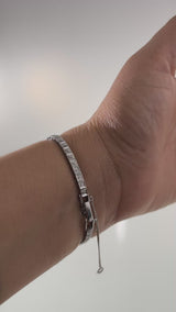 Hamilton 1950's Ladies 14KT White Gold Diamond Cocktail Watch