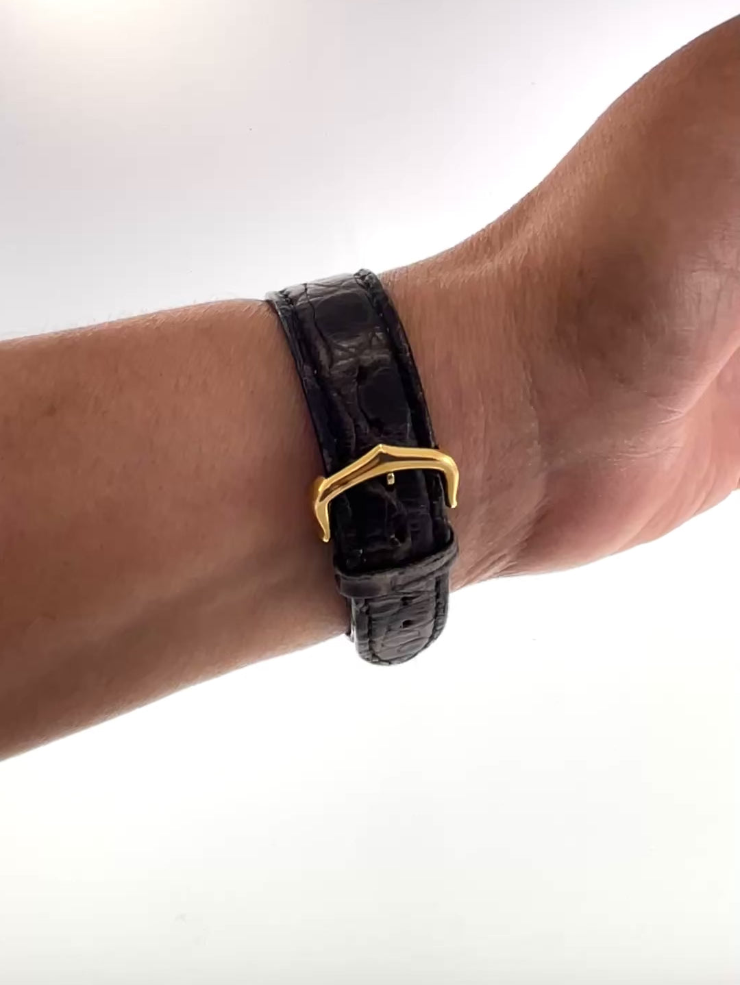 Vintage 1980s Must de Cartier Paris Tank Watch – Mechanical Manual Wind