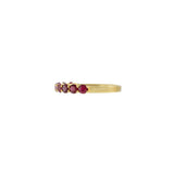 18KT Yellow Gold Ruby Band Ring