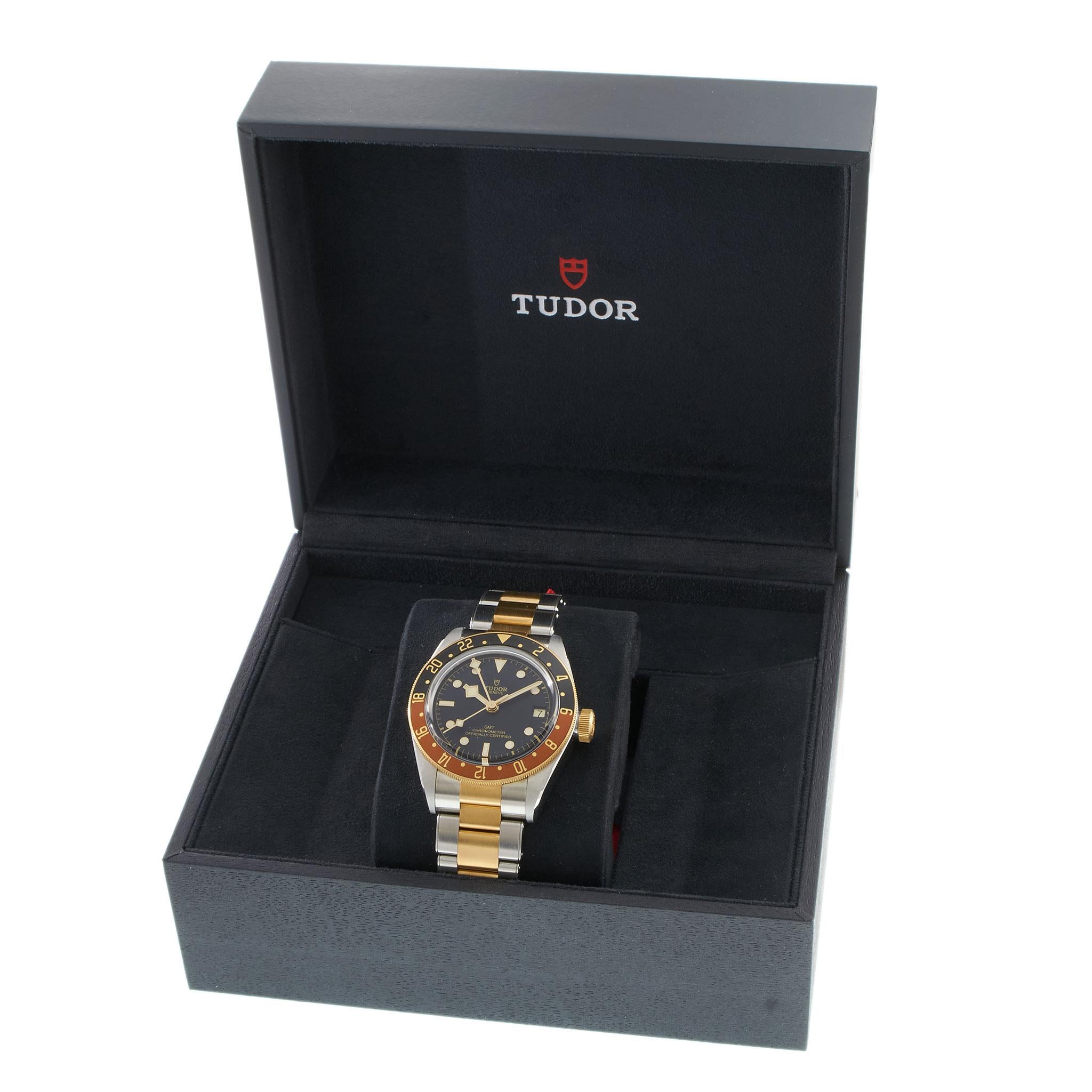 Tudor Black Bay GMT “Rootbeer” 41MM Steel & 18KT Yellow Gold Ref. M79833MN-0001
