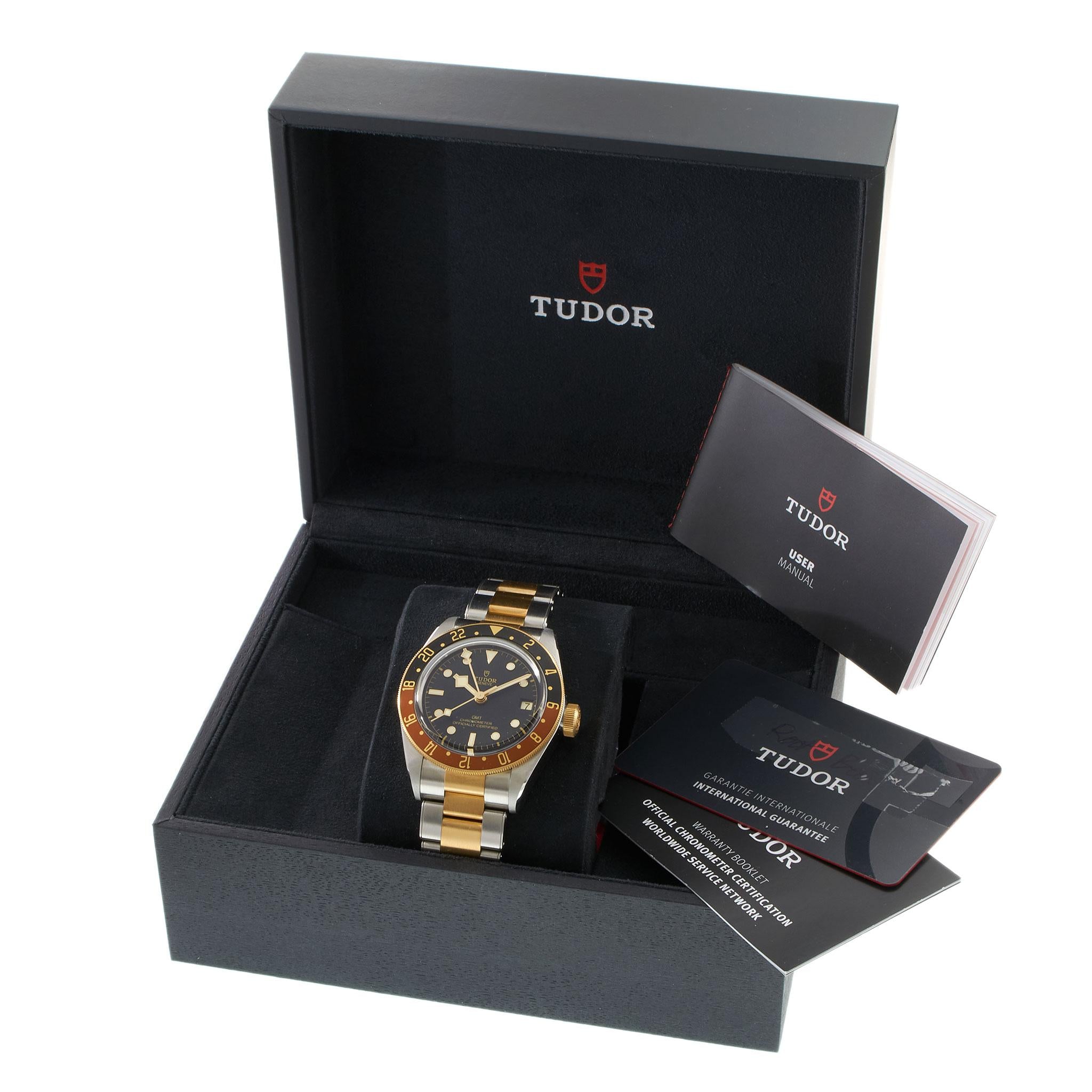 Tudor Black Bay GMT “Rootbeer” 41MM Steel & 18KT Yellow Gold Ref. M79833MN-0001