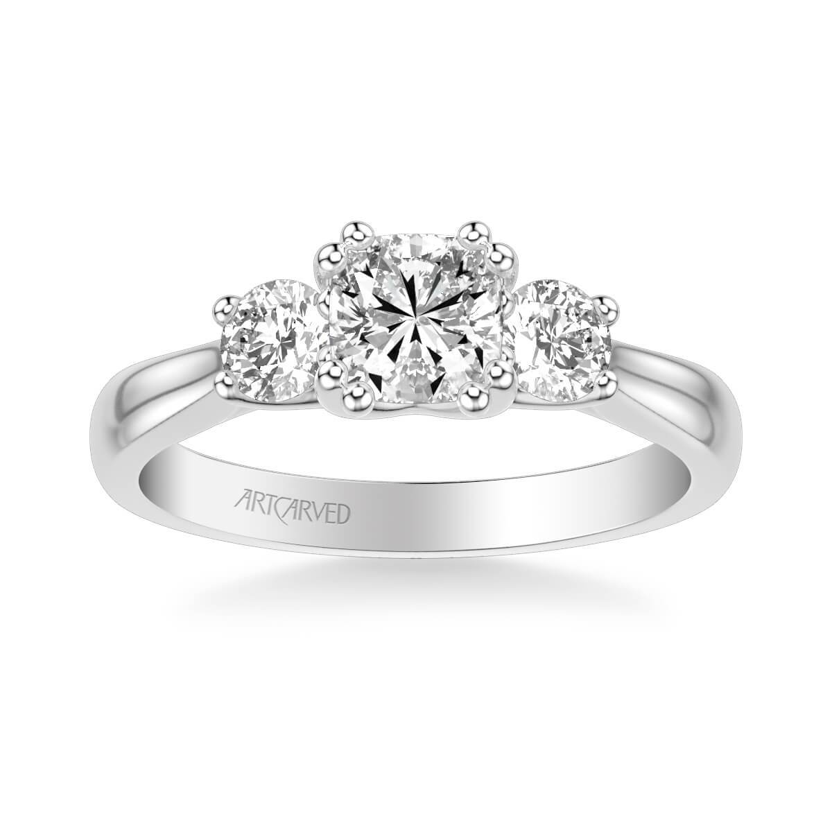 Amanda Classic Three Stone Diamond Engagement Ring – Louis Martin Jewelers  Rockefeller Center NYC