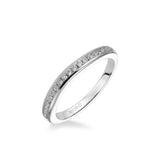 Carina Contemporary Channel Set Diamond Wedding Band